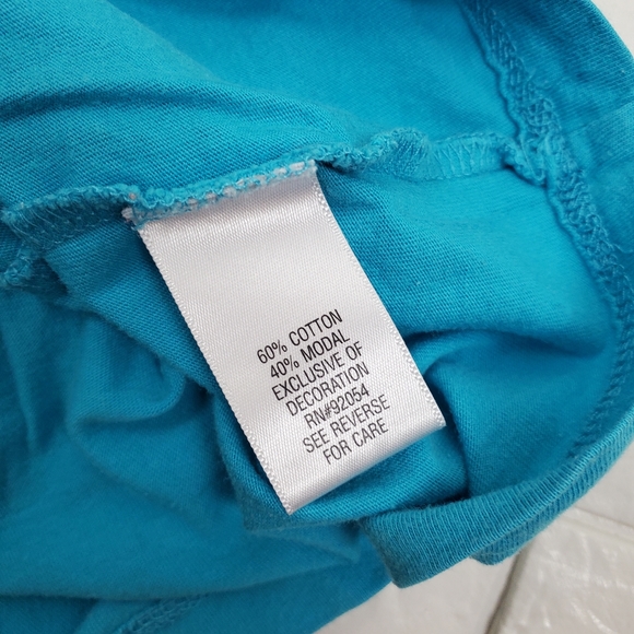 croft & barrow large blue sleeveless top ( 5 for $20 ) - Picture 7 of 9